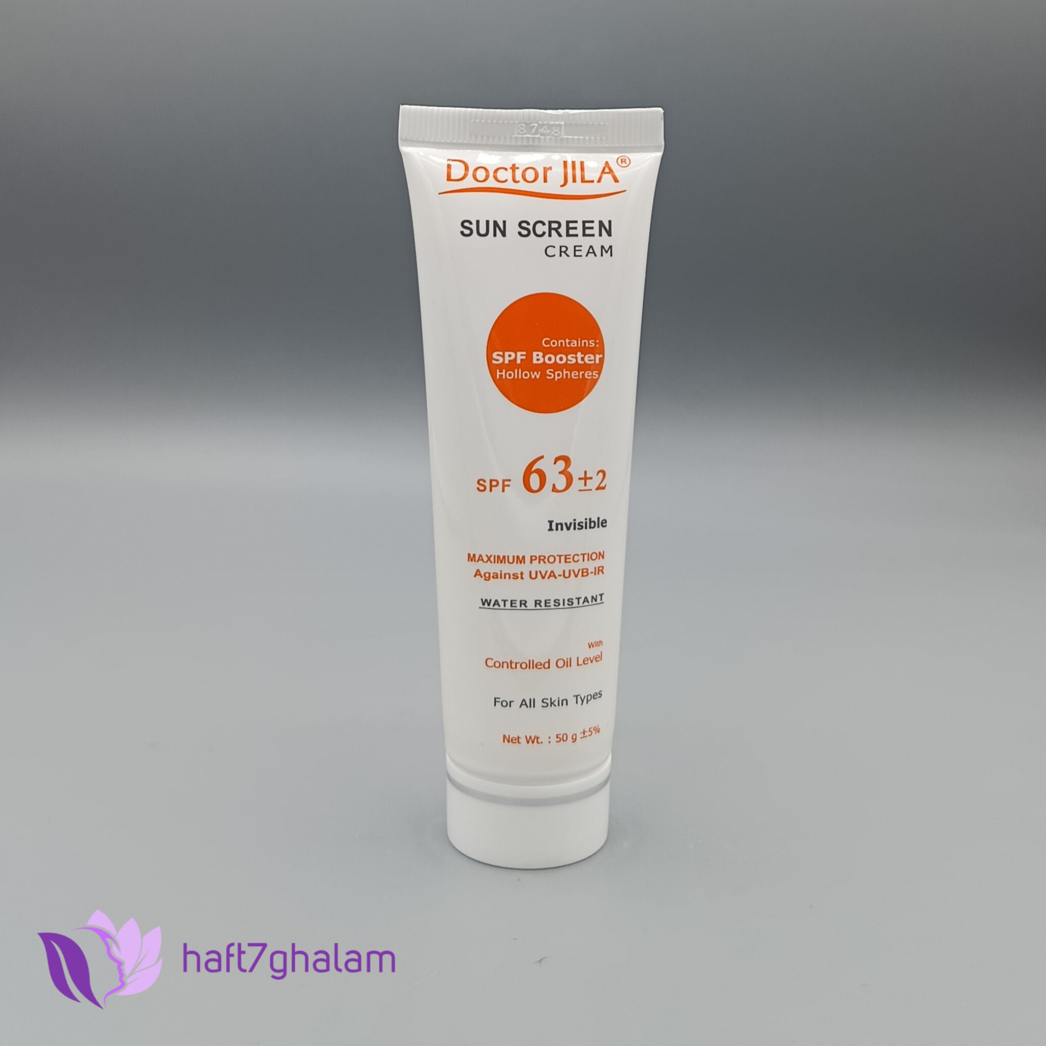کرم ضد آفتاب دکتر ژیلا SPF63