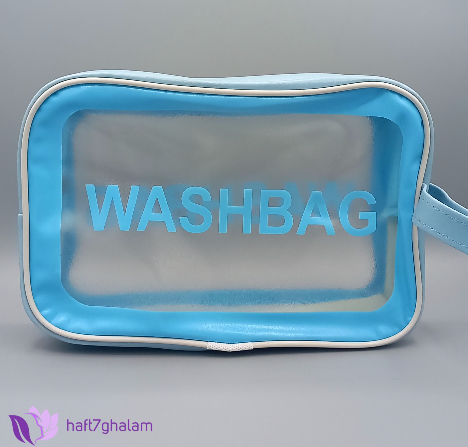 کیف آرایشی مدل واشبگ متوسط آبی