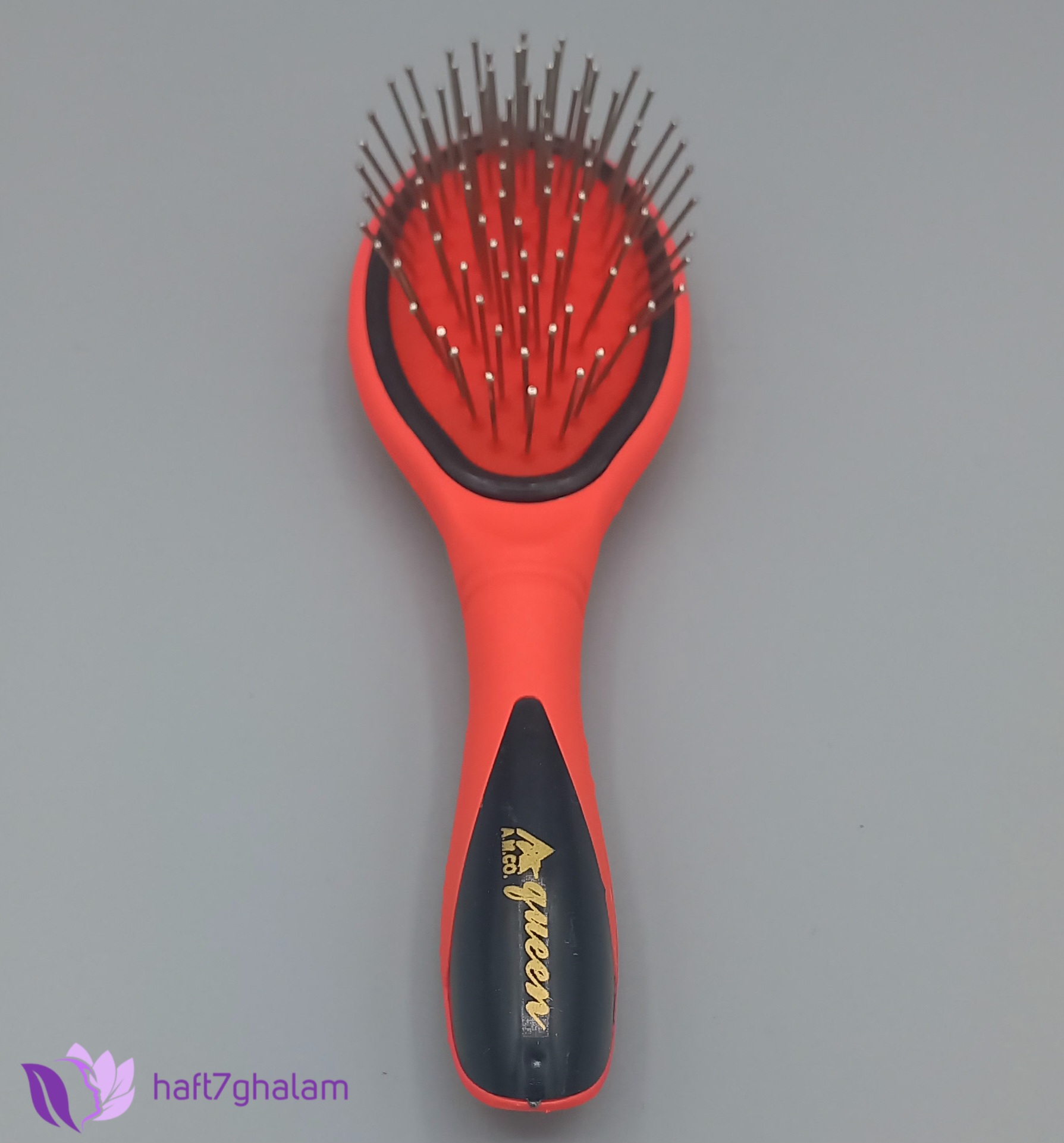 برس مو کودک کوئین رنگ نارنجی کد 02