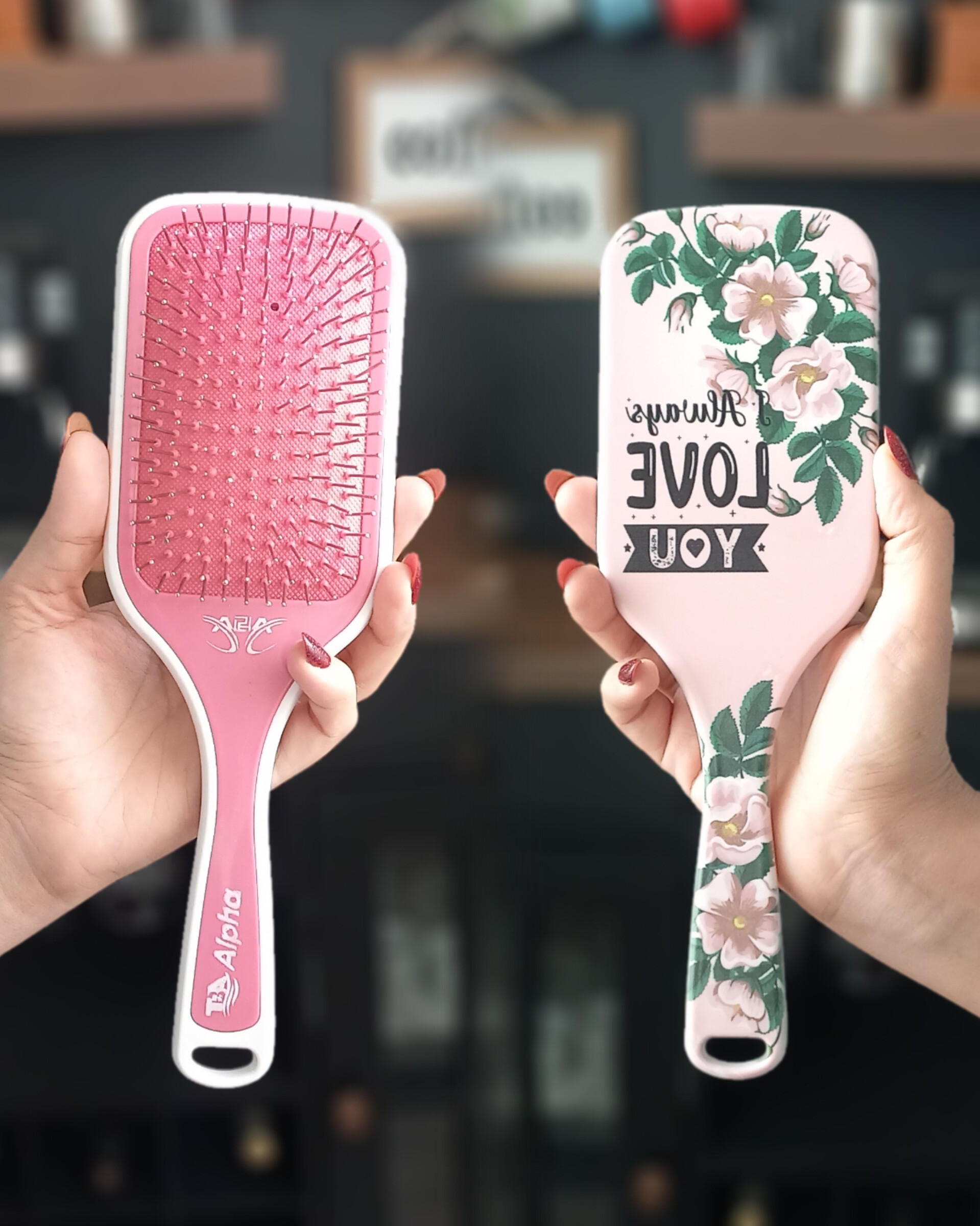 برس مو  آلفا گرافیکی مدل Always love you