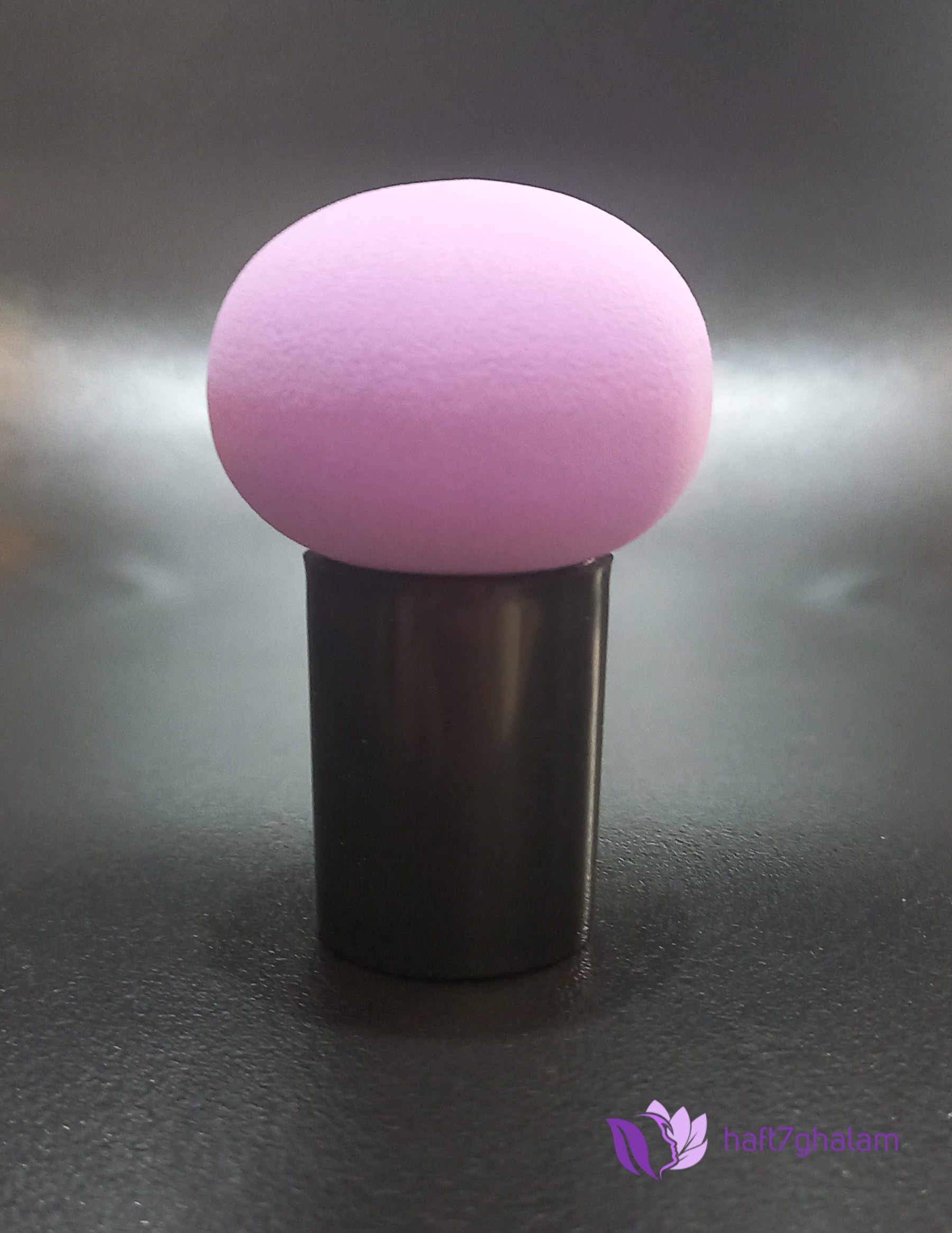 پدآرایشی مدل قارچی جعبه دار رنگ بنفش