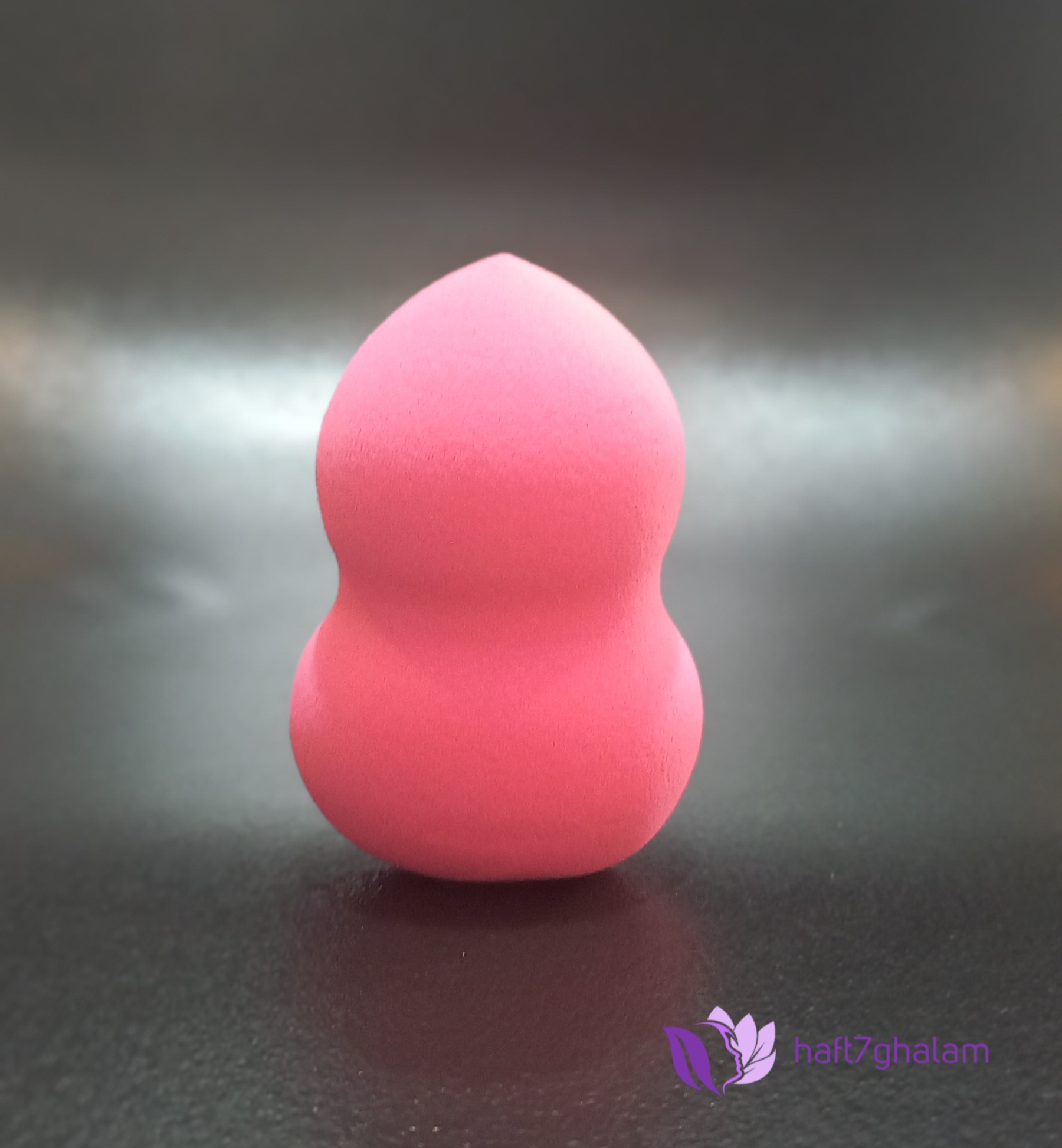 پد آرایشی مدل کاجی رنگ سرخابی