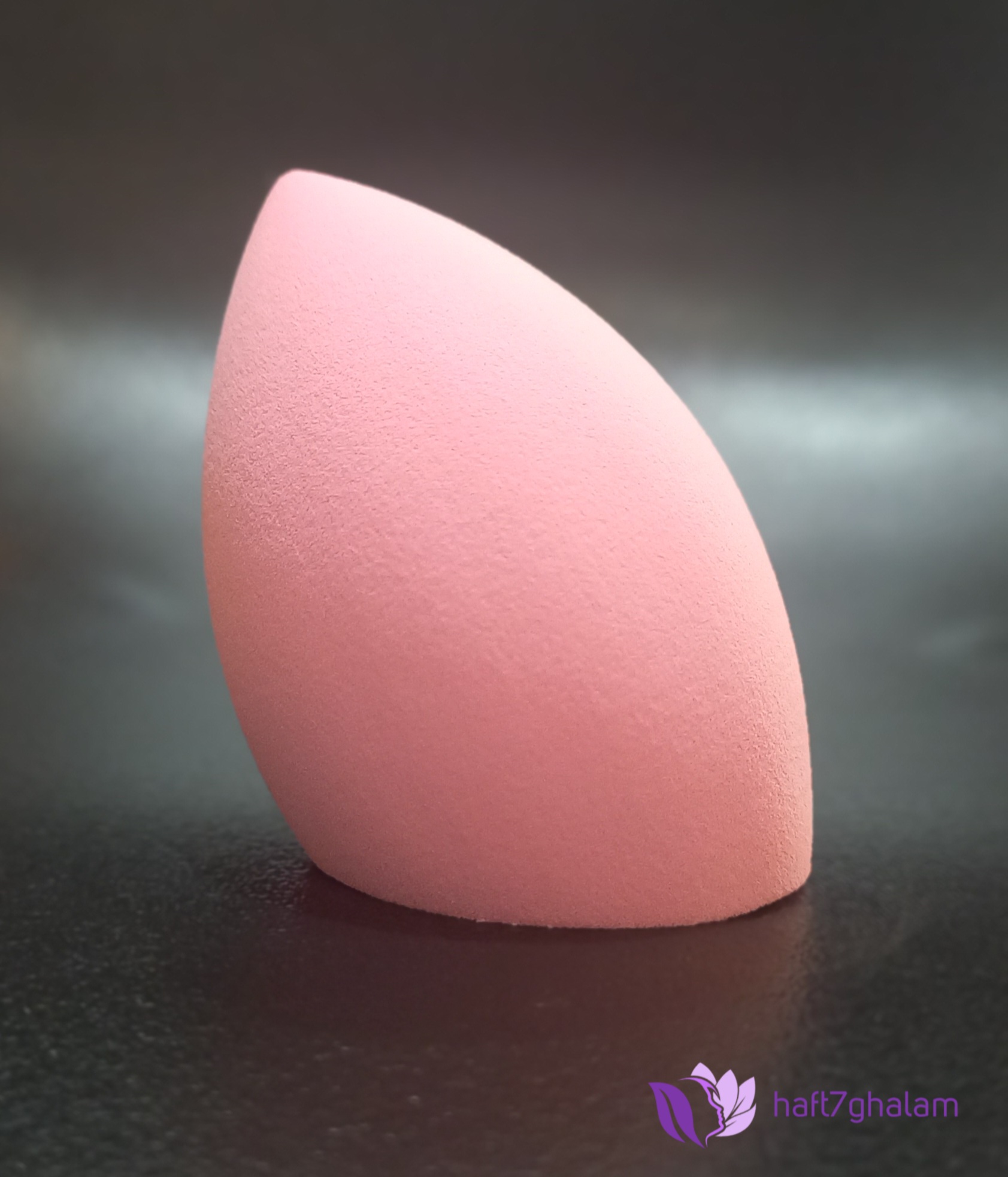 پد تخم مرغی سرکج رنگ صورتی