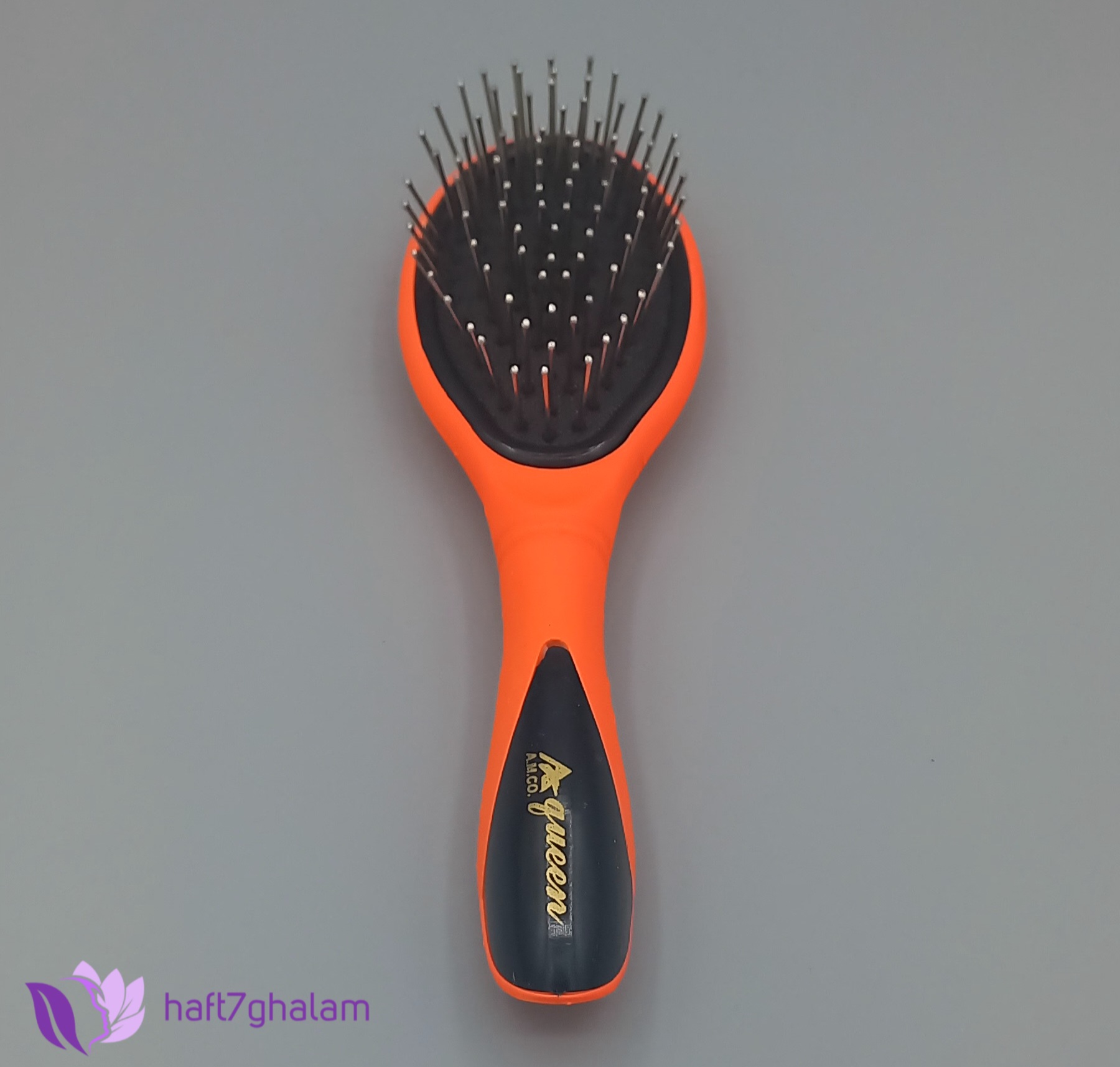 برس مو کودک کوئین رنگ نارنجی کد 01