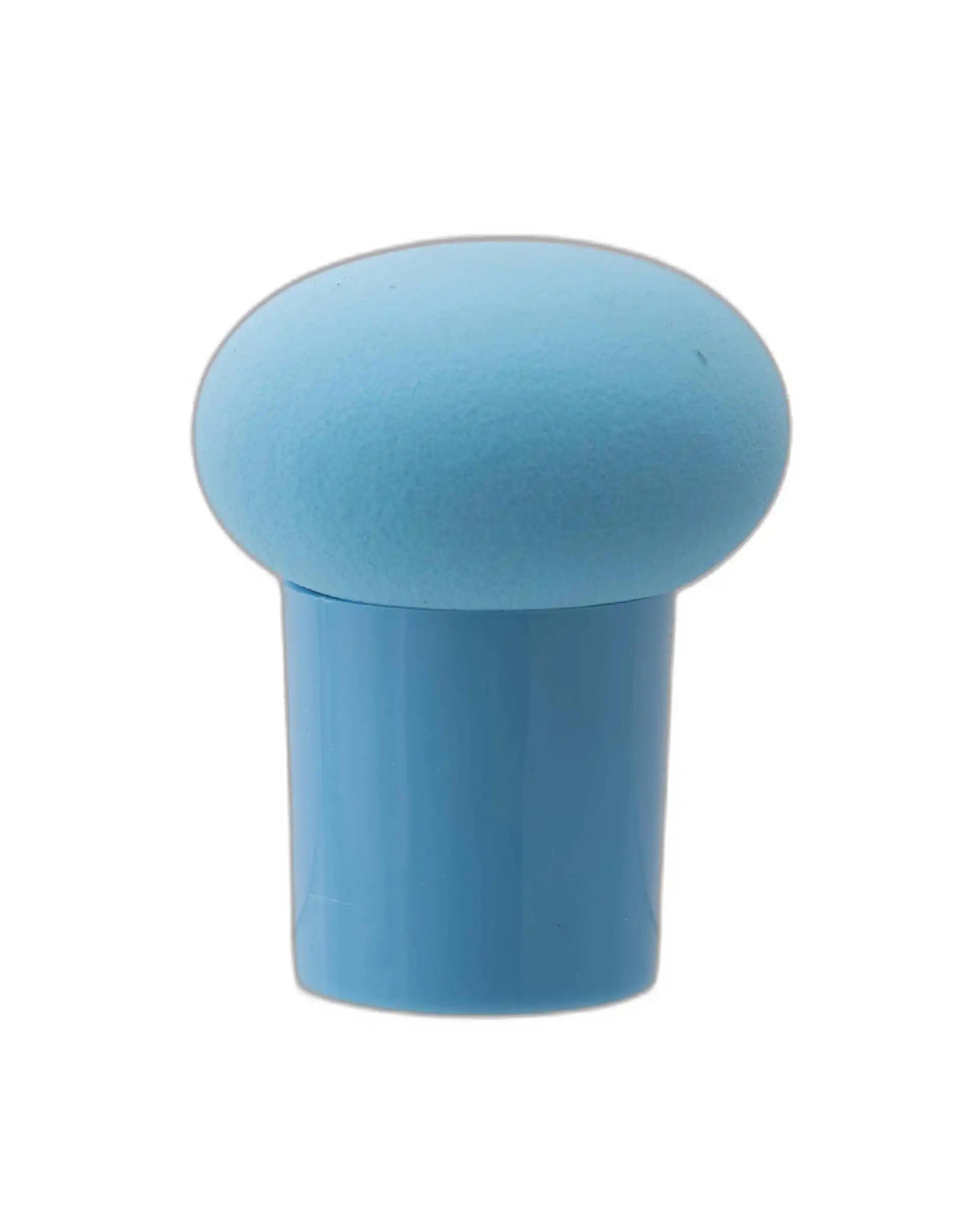 پد آرایشی مدل قارچی جعبه دار رنگ آبی